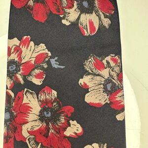 Oscar‎ de la Renta Floral Necktie Couture Designer Menswear